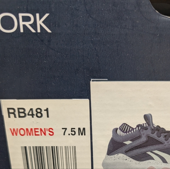 Reebok Blue and Pink HIIT TR Safety Comp Toe Athletic Work Sneakers Women's 7.5 - Picture 11 of 11